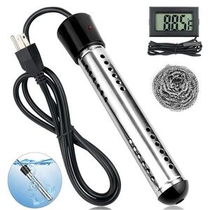 NEW - Immersion Water Heater Electric, 2000W Portable Hot Water Heater
